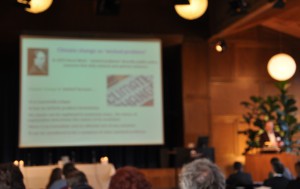 unfortunately my camera failed to focus in the opening of the conference hence the blurred vision - or maybe that's the best we can see about our future from where we currently are?